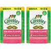 imageGreenies Feline Smartbites Skin ampamp Fur Crunchy and Soft Natural Cat Treats Chicken Flavor 46 oz PouchSalmon