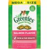 imageGreenies Feline Smartbites Skin ampamp Fur Crunchy and Soft Natural Cat Treats Chicken Flavor 46 oz PouchSalmon