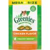 imageGreenies Feline Smartbites Healthy Indoor Natural Treats for Cats Tuna Flavor 46 oz Pouch Pack of 1Chicken