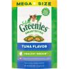 imageGreenies Feline Smartbites Healthy Indoor Natural Treats for Cats Tuna Flavor 46 oz Pouch Pack of 1Tuna