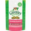imageGreenies Feline Smartbites Skin ampamp Fur Crunchy and Soft Natural Cat Treats Chicken Flavor 46 oz PouchSalmon