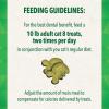 imageFELINE GREENIES Dental Treats Salmon Flavor Mega size 46 ozSucculent Shrimp