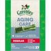 imageGreenies Aging Care Regular Natural Dental CareDog Treats 27 oz Pack 27 TreatsAging Care
