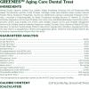 imageGreenies Aging Care Regular Natural Dental CareDog Treats 27 oz Pack 27 TreatsAging Care