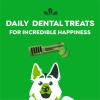 imageGreenies Large Natural Dental Care Dog Treats Blueberry Flavor 12 oz Pouch 8 TreatsMint