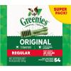 imageGreenies Original Regular Natural Dental Care Dog Treats 54 oz Pack 54 TreatsOriginal