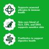 imageGreenies Sensitive Care Allergy ampamp Immune Support Dog Supplement ChickenFree Formula Peanut Butter Flavor 40 Count Pouch Pack of 1