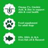 imageGreenies Sensitive Care Skin and Coat Supplement for Dogs with Fish Oil for Dogs ChickenFree Formula Dog Supplement Peanut Butter Flavor 80 Count Tub Pack of 1brown