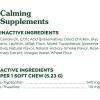 imageGreenies Supplements Calming Chews for Dogs Chicken Flavor 73 oz Container of 40 ct Soft Chews Dog Calming SupplementsChicken