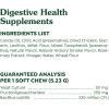 imageGreenies Supplements Digestive Health Probiotics for Dogs Chicken Flavor 156 oz Tub of 80 ct Soft Chews Dog ProbioticsChicken