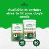 imageGreenies Supplements Dog Skin and Coat Supplements with Fish Oil ampamp Omega 3 Fatty Acids Chicken Flavor 147 oz 80Count Soft Chews40 Count Pack of 1