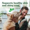 imageGreenies Supplements Dog Skin and Coat Supplements with Fish Oil ampamp Omega 3 Fatty Acids Chicken Flavor 147 oz 80Count Soft Chews80 Count Pack of 2