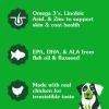 imageGreenies Supplements Dog Skin and Coat Supplements with Fish Oil ampamp Omega 3 Fatty Acids Chicken Flavor 147 oz 80Count Soft Chews80 Count Pack of 2