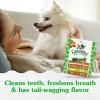 imageGreenies Teenie Natural Dog Dental Care Chews Oral Health Dog Treats 3Flavor Variety Pack 3 12 oz Pouches 129 Total TreatsGingerbread