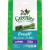 imageGreenies Large Natural Dental Care Dog Treats Blueberry Flavor 12 oz Pouch 8 TreatsMint