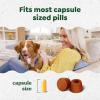 imageGreenies Pill Pockets Large Size Soft Dog Treats for Capsules Cheese Flavor Made with Natural Ingredients Plus Minerals ampamp Trace Nutrients 158 oz 60 Count Pack of 1