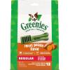 imageGreenies Regular Natural Dental Care Dog Treats Blueberry Flavor 12 oz Pouch 12 TreatsSweet Potato
