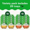imageGreenies Smart Topper High Protein Wet Mixin for Dogs Chicken Peas Apples and Brown Rice Recipe ampamp Duck Broccoli Carrots and Barley Recipe Variety Pack with Whole Grains 8 Trays of 2ozVariety Pack Chicken  Chicken  Beef