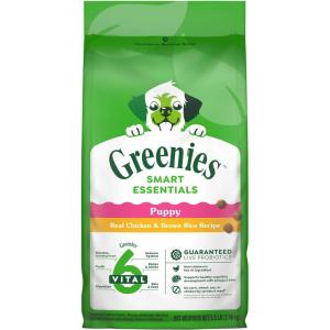 imageGreenies Smart Essentials Puppy High Protein Dry Dog Food Real Chicken ampamp Brown Rice Recipe 55 lb BagChicken  Rice