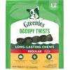 image:imageGreenies Occupy Twists Natural Dog Treats Regular Breed Size Chicken Flavor 172 oz Pack 12 CountChicken