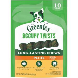 image:imageGreenies Occupy Twists Natural Dog Treats PetiteChicken