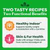 image:imageGreenies Feline Smart Purees Healthy Indoor and Skin amp Fur Health Lickable Cat Treats with Real Chicken with Real Salmon 049 oz Tubes 40 CountVariety Pack Chicken  Salmon