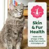 image:imageGreenies Feline Smart Purees Skin amp Fur Health Lickable Cat Treats with Real Salmon 049 oz Tubes 20 Count