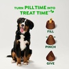 image:imageGreenies Pill Pockets for Dogs Large Size Dog Treat Pouch for Capsule Medication Variety Pack 79 oz PouchHickory